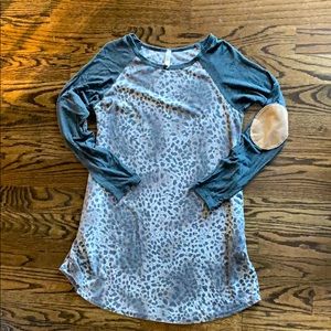 Mitto Shop Cheetah Print t shirt dress